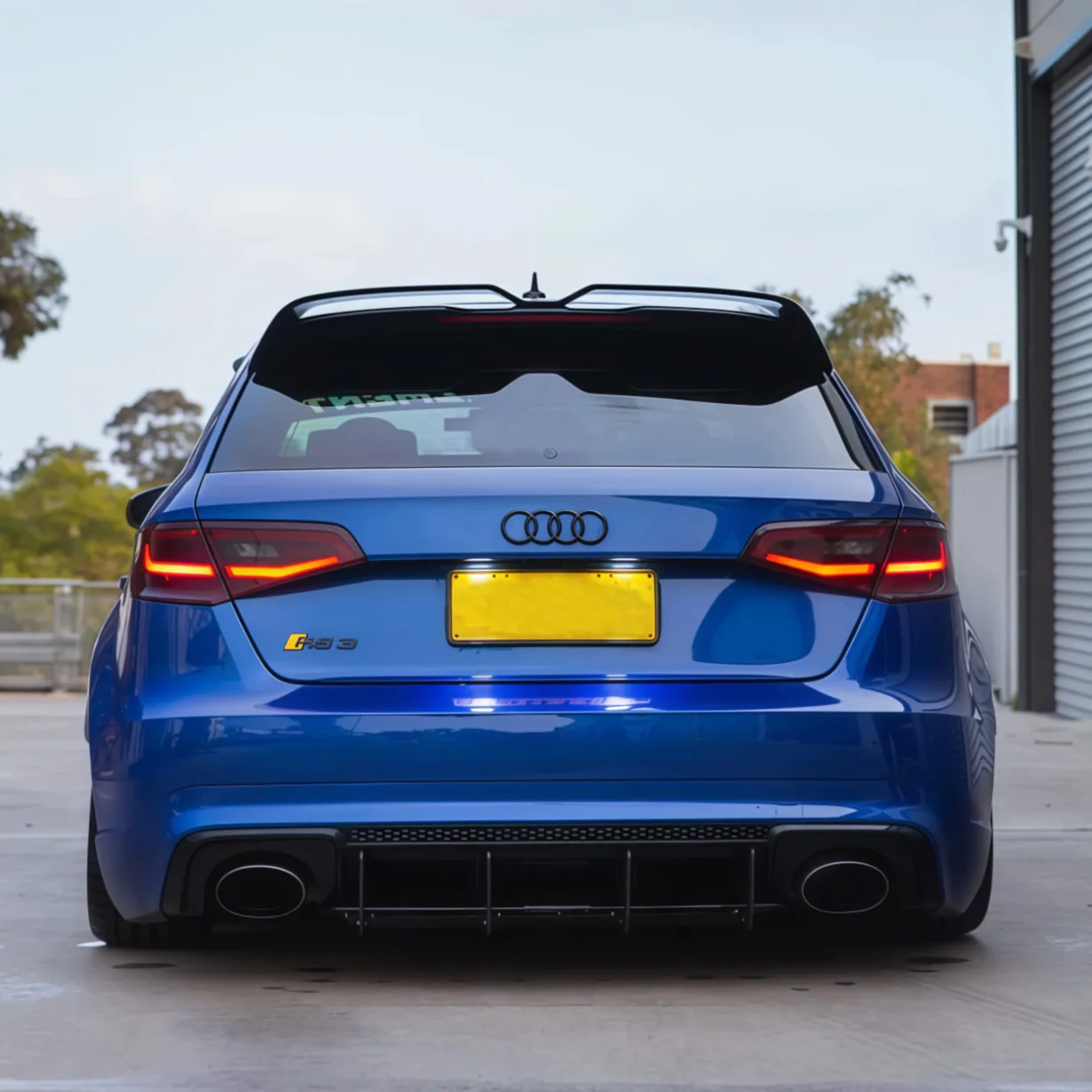 Audi A3/S3/RS3 Gloss Black Oettinger Spoiler - Image 3
