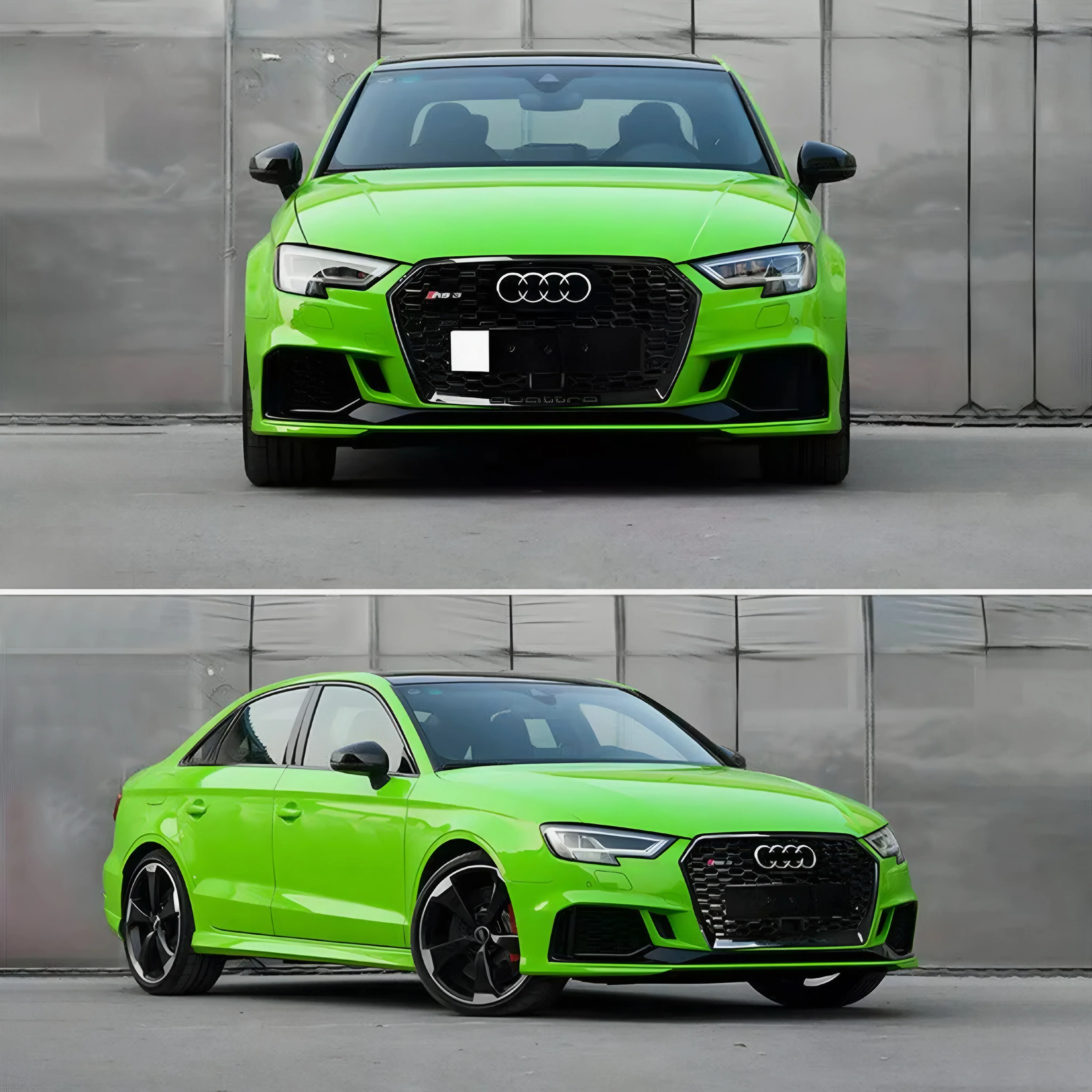 Audi A3/S3 8V Facelift RS3 Style Honeycomb Front Grille (2016–2019) - Image 3