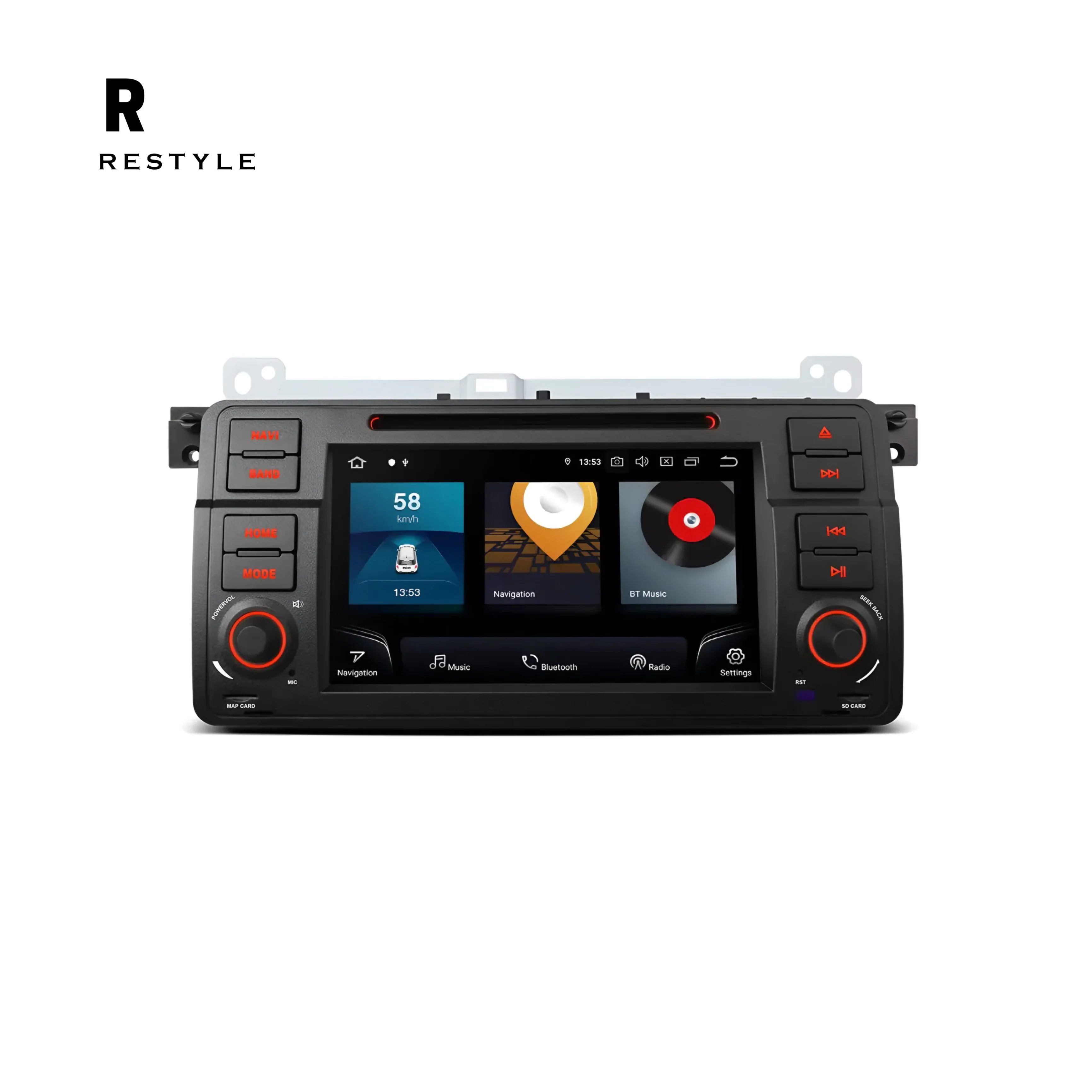 BMW E46 7" Screen Upgrade (1998–2006) with Apple CarPlay & Android Auto - Image 2