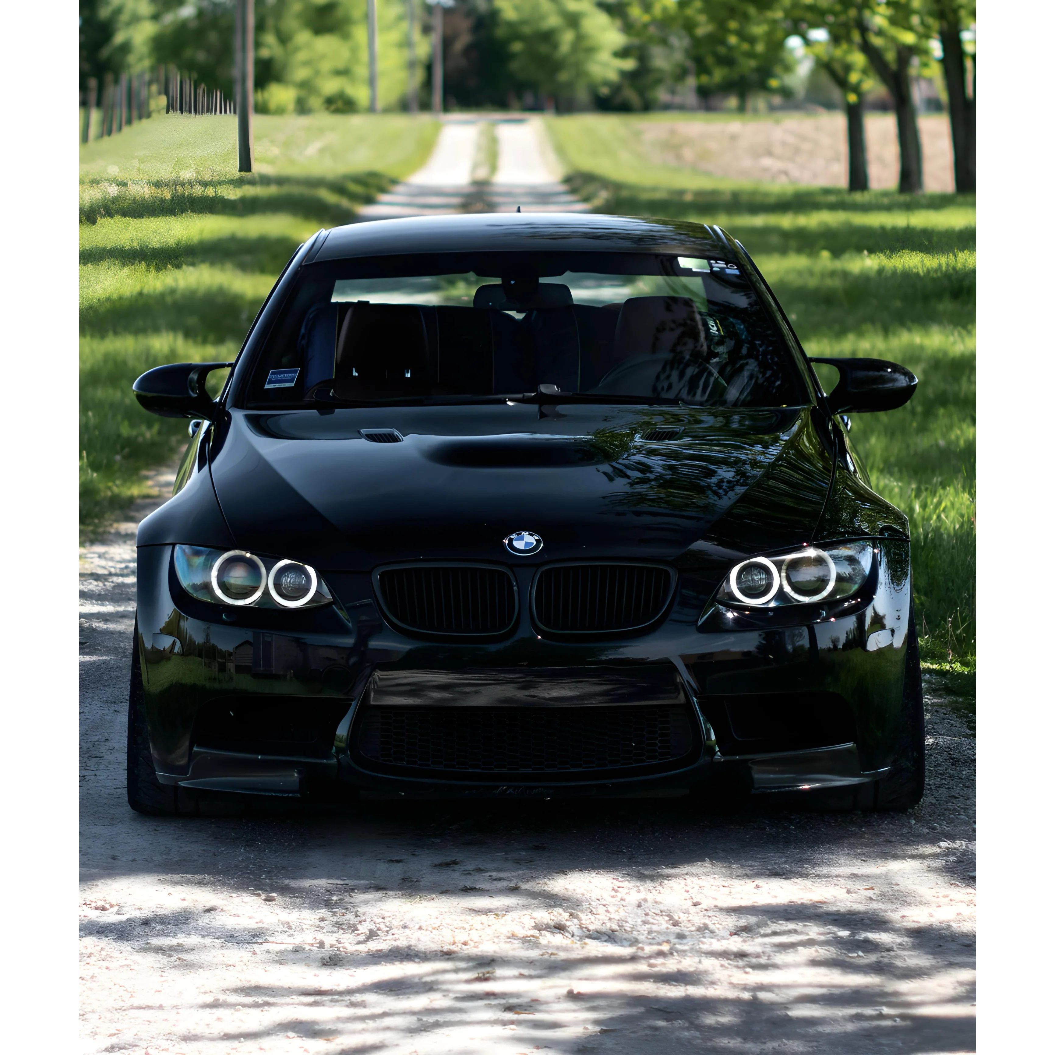 BMW 3 Series E90/E91/E92/E93 Gloss Black Wing Mirror Covers - Image 6