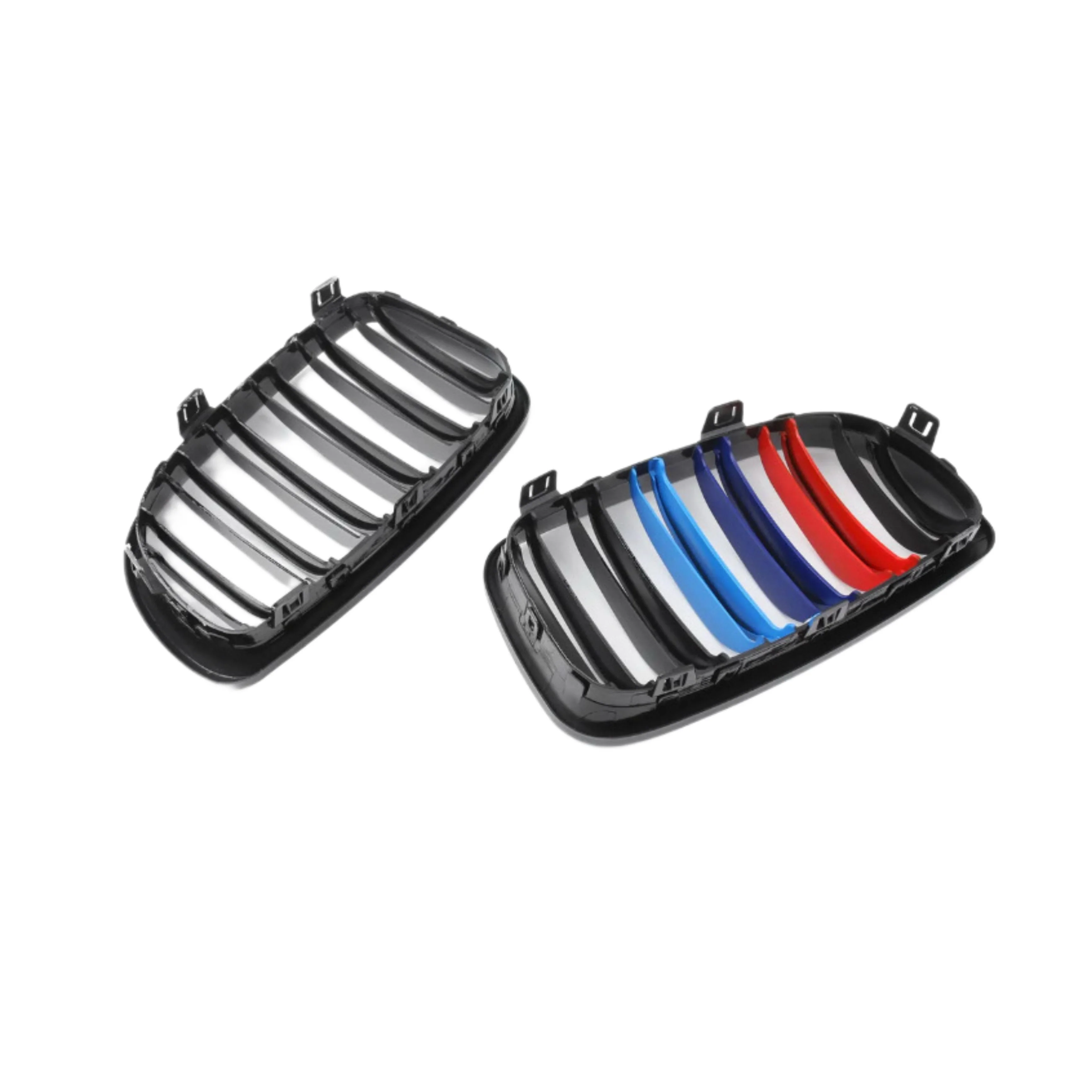 BMW E92/E93 M-Style Gloss Black Front Grilles - Image 4