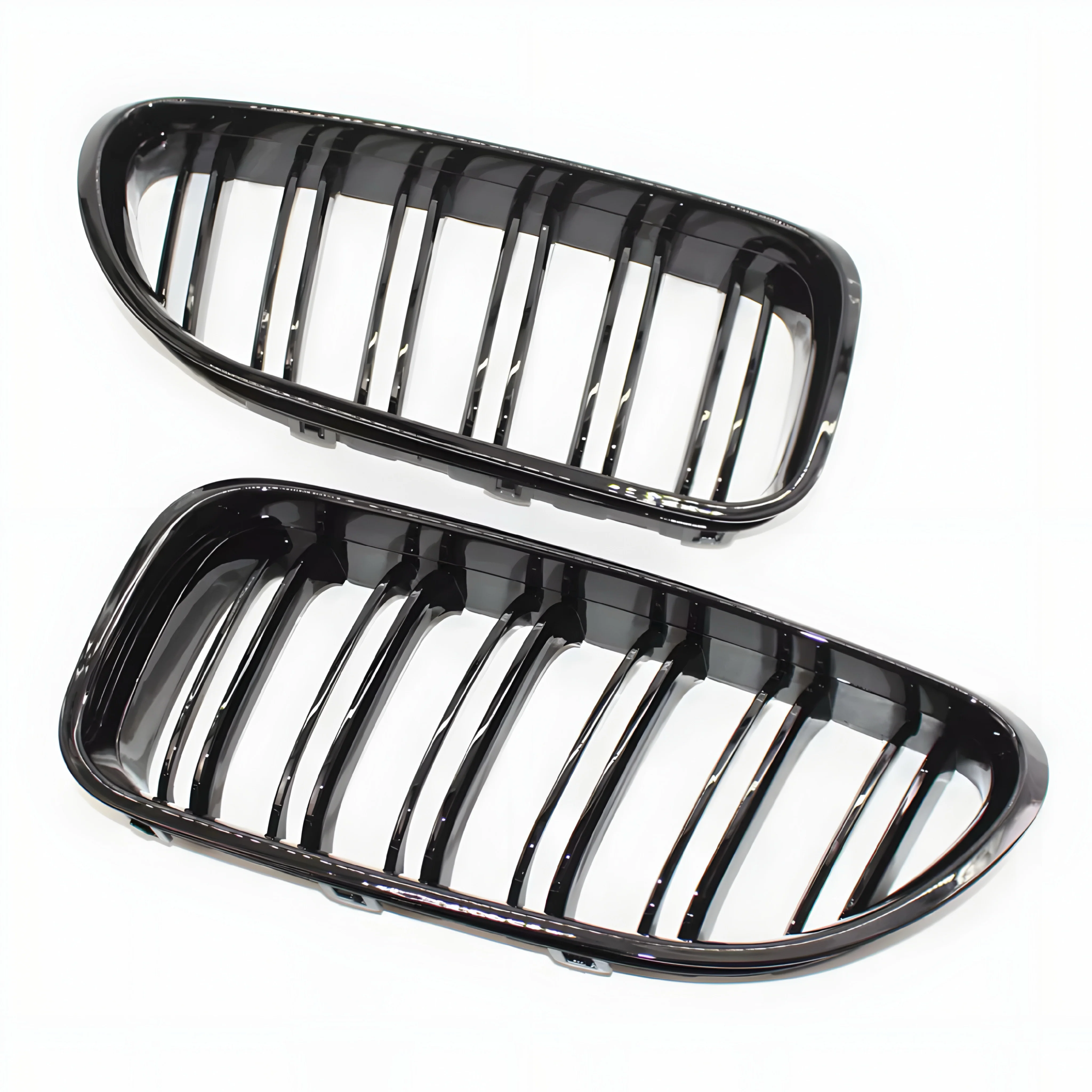 BMW 6 Series F06/F12/F13 (2011–2018) Gloss Black Double Slat Grille - Image 4