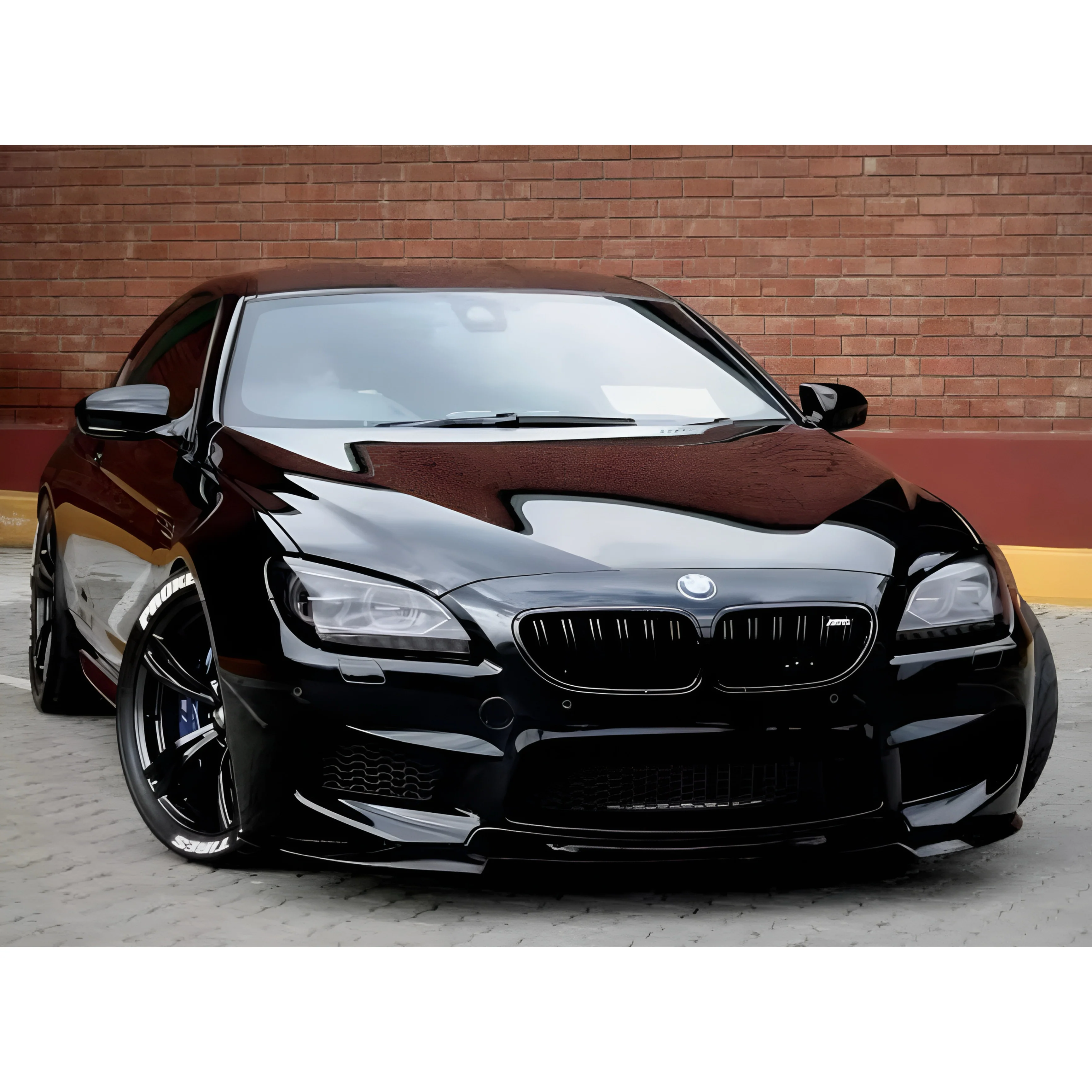 BMW 6 Series F06/F12/F13 (2011–2018) Gloss Black Double Slat Grille - Image 5