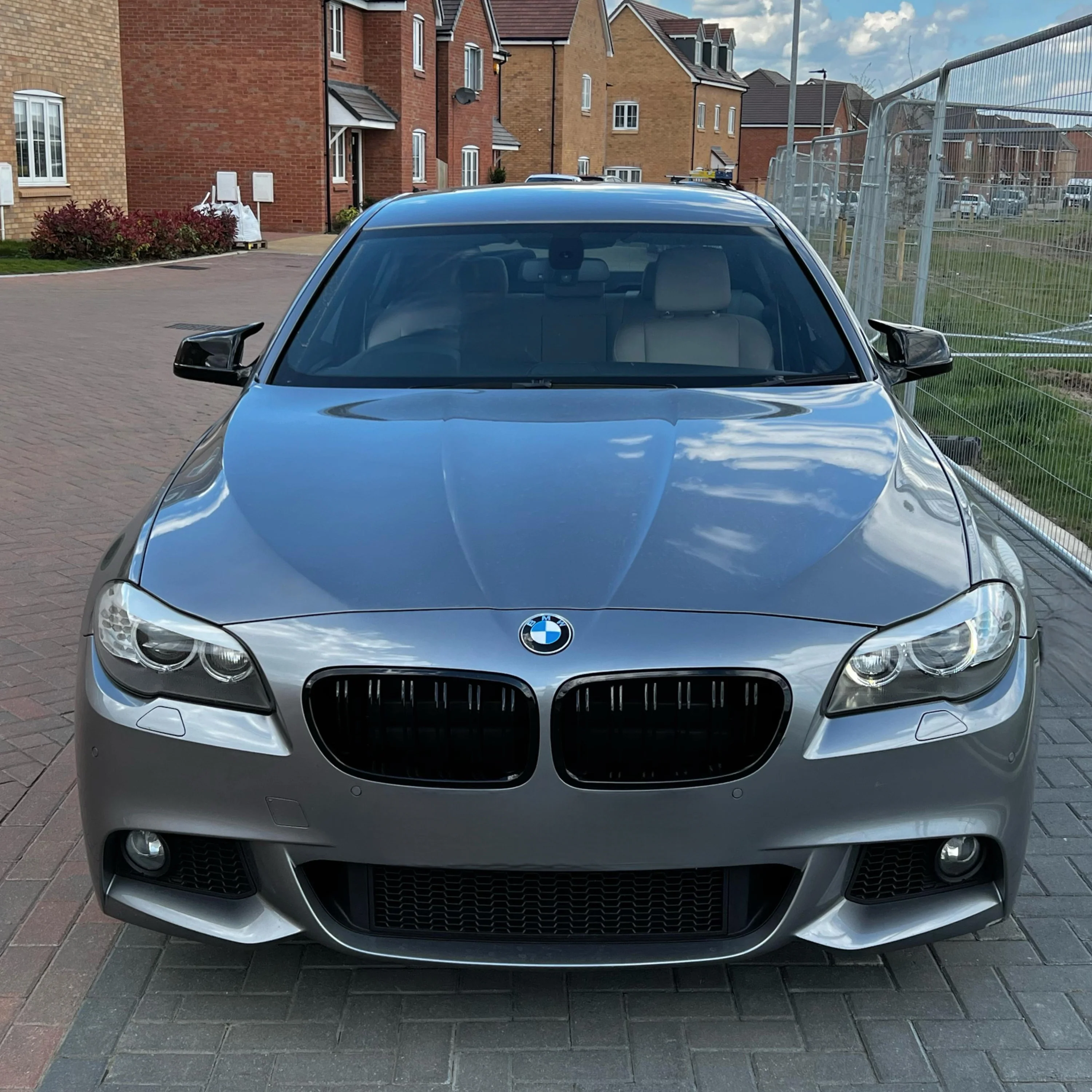 BMW 5 Series F10 (2010–2017) Gloss Black Wing Mirror Covers - Image 3