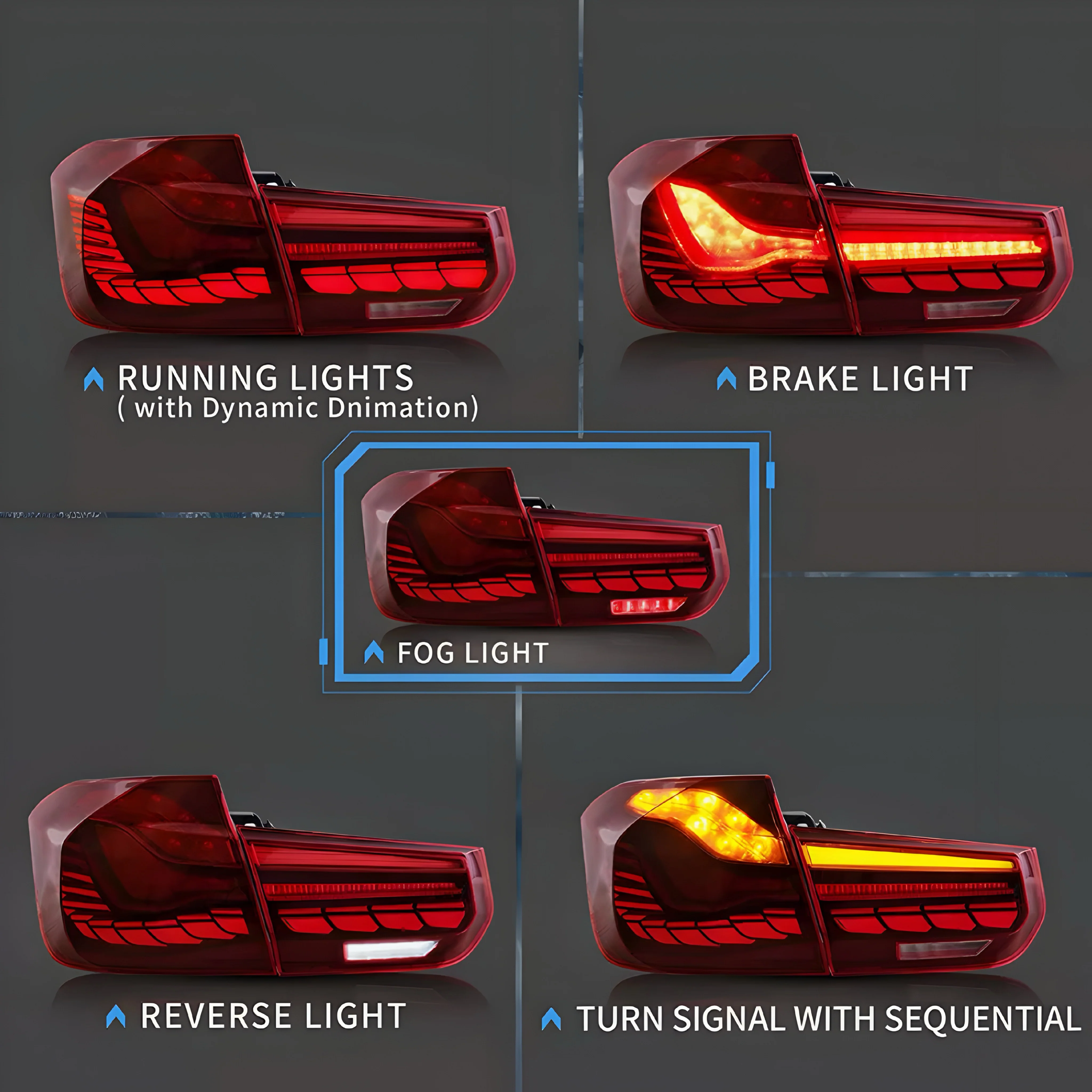 BMW F30/F80 GTS Style Rear Lights - Image 6