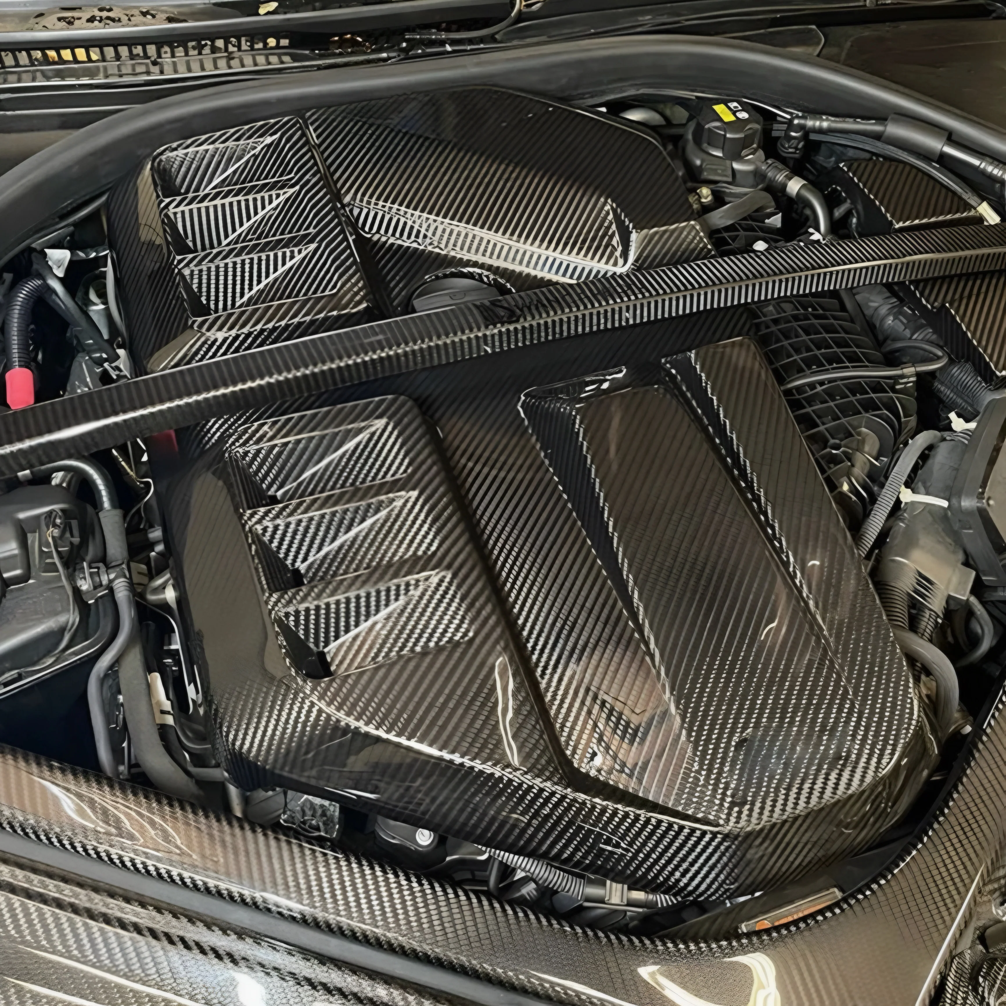 BMW M2 G87 – Dry Carbon Fibre Engine Hood Cover - Image 5