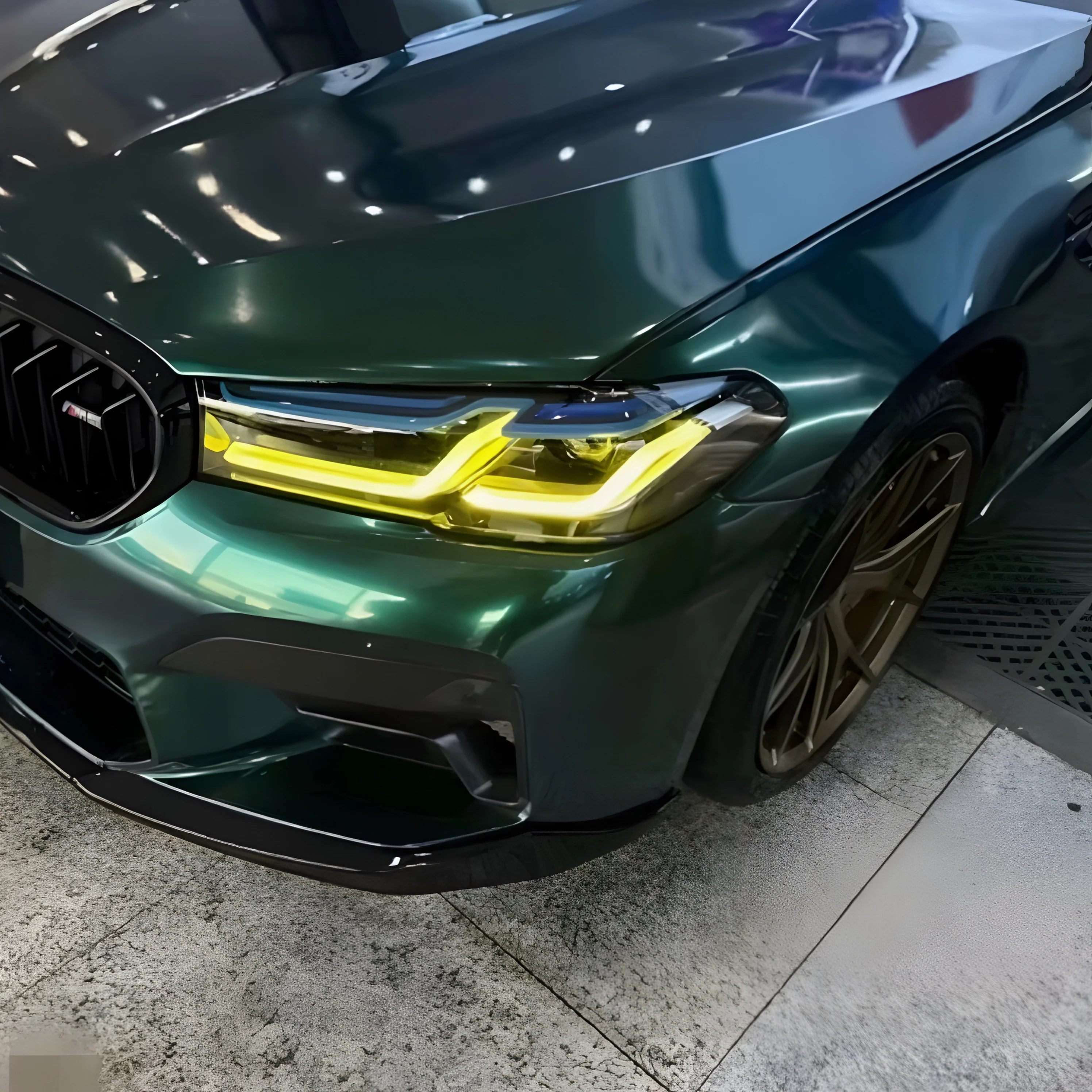BMW M5 F90 (LCI) Yellow DRL Module Set - Image 2