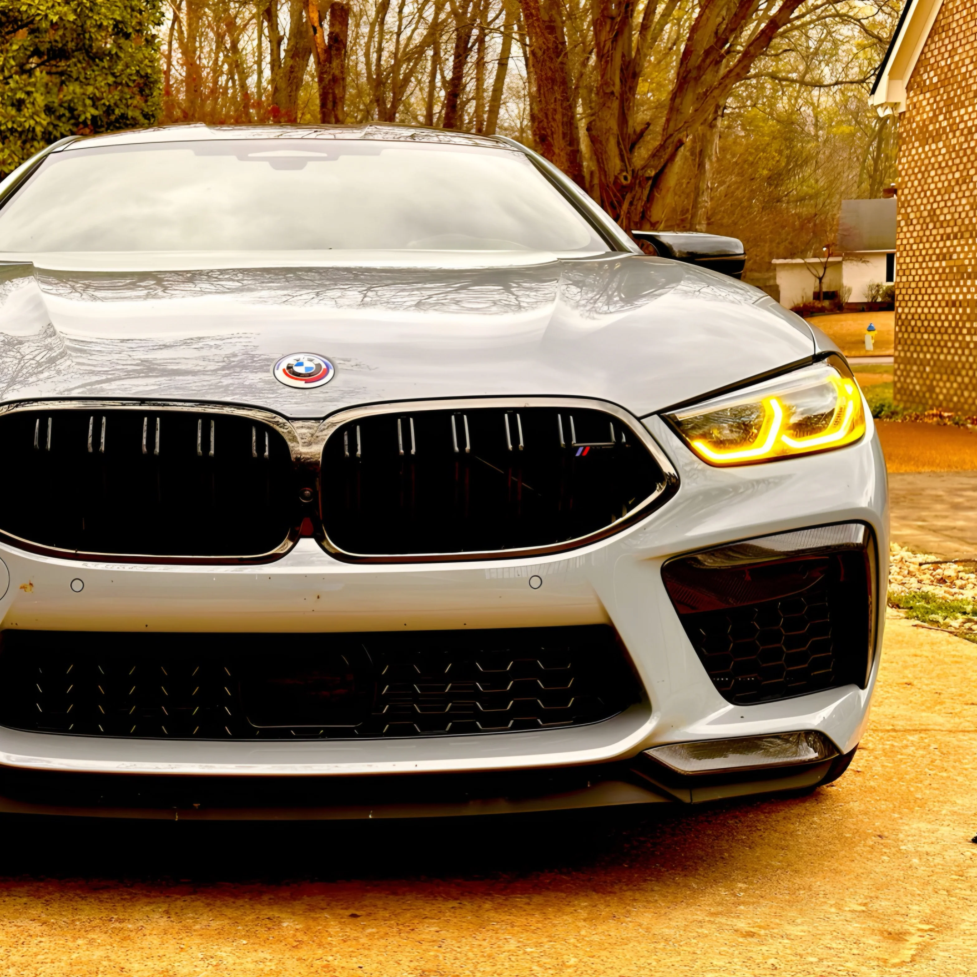 BMW M8 Yellow DRL Module Set (2019–2023)
