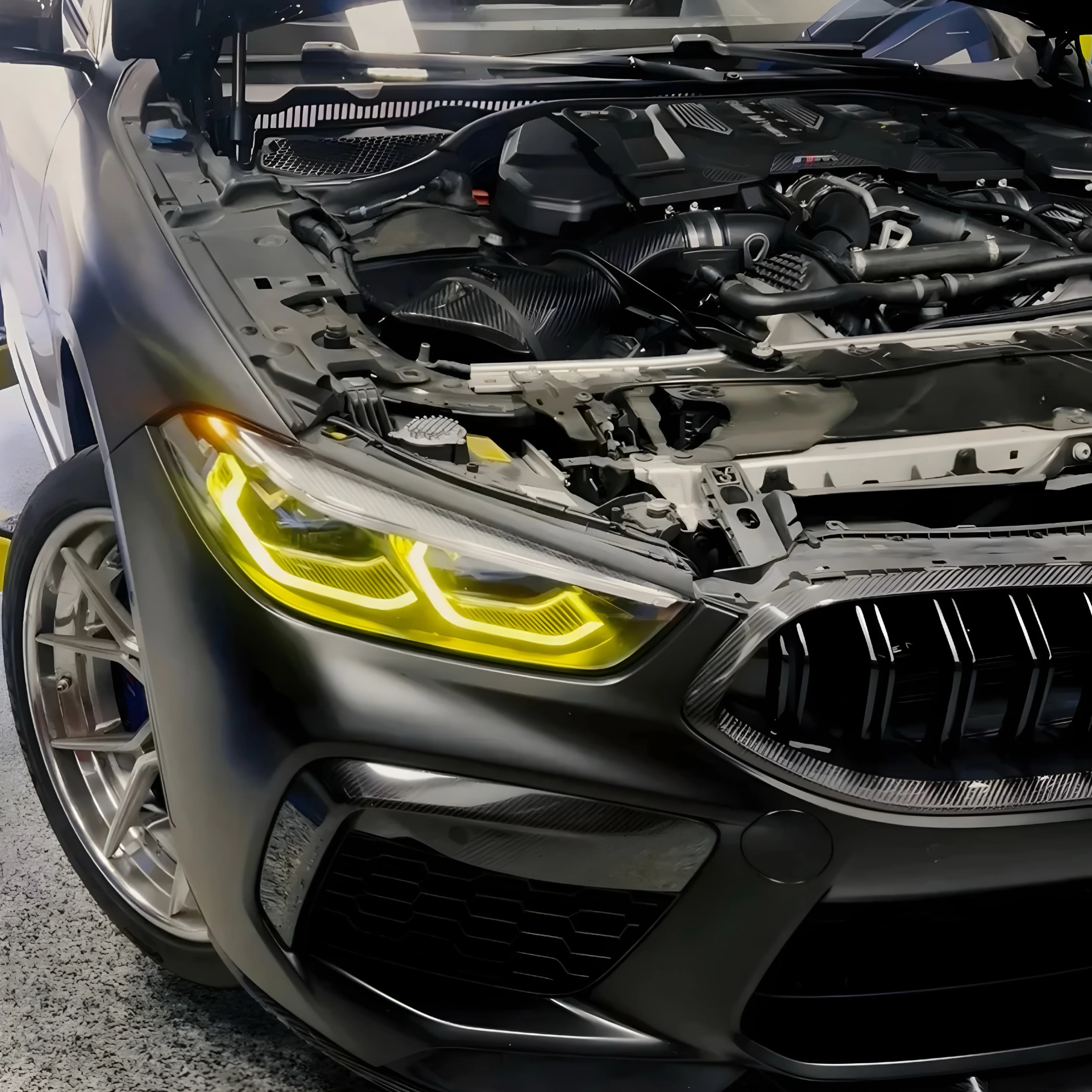 BMW M8 Yellow DRL Module Set (2019–2023) - Image 3