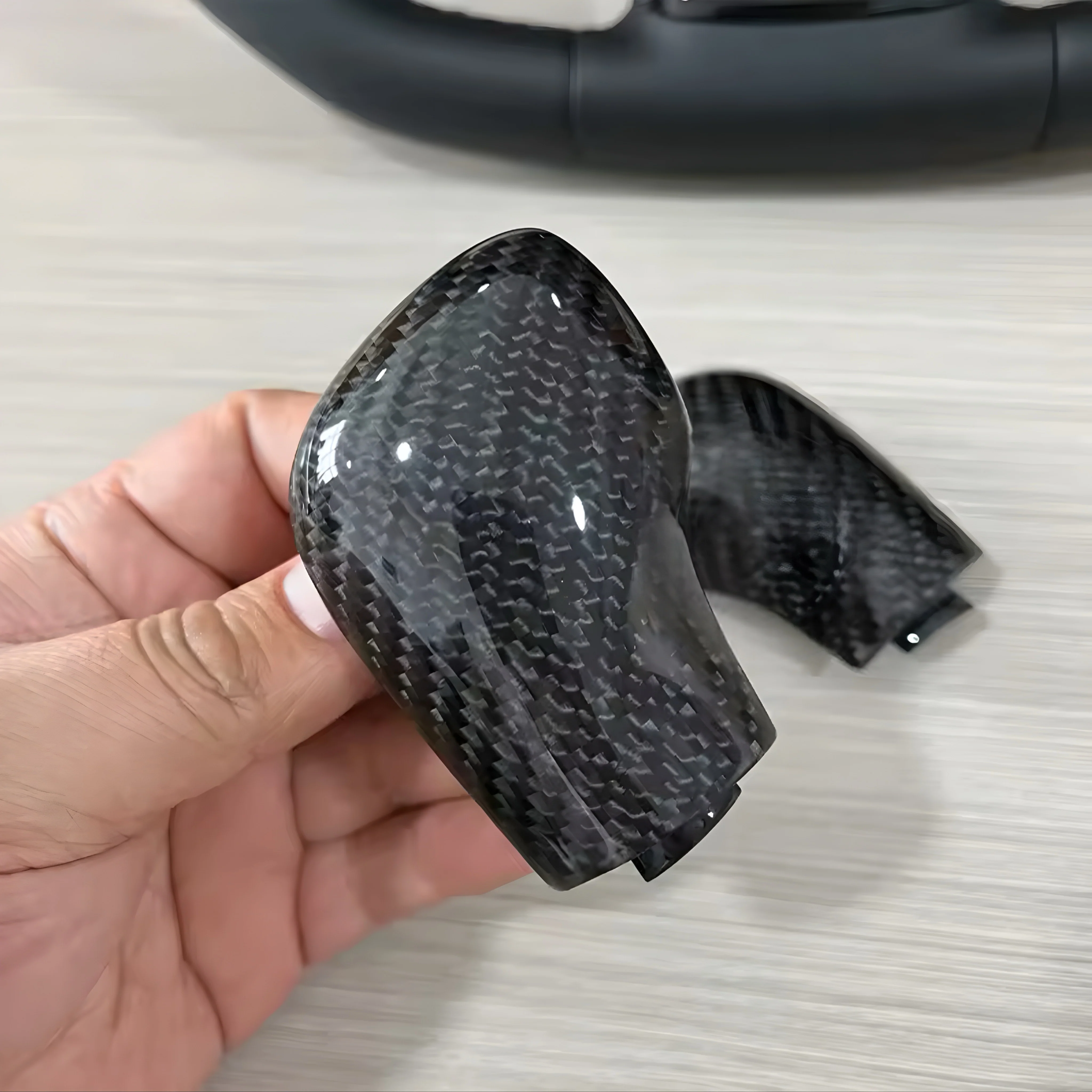 Volkswagen DSG Gear Selector Carbon Fibre Cover - Image 3