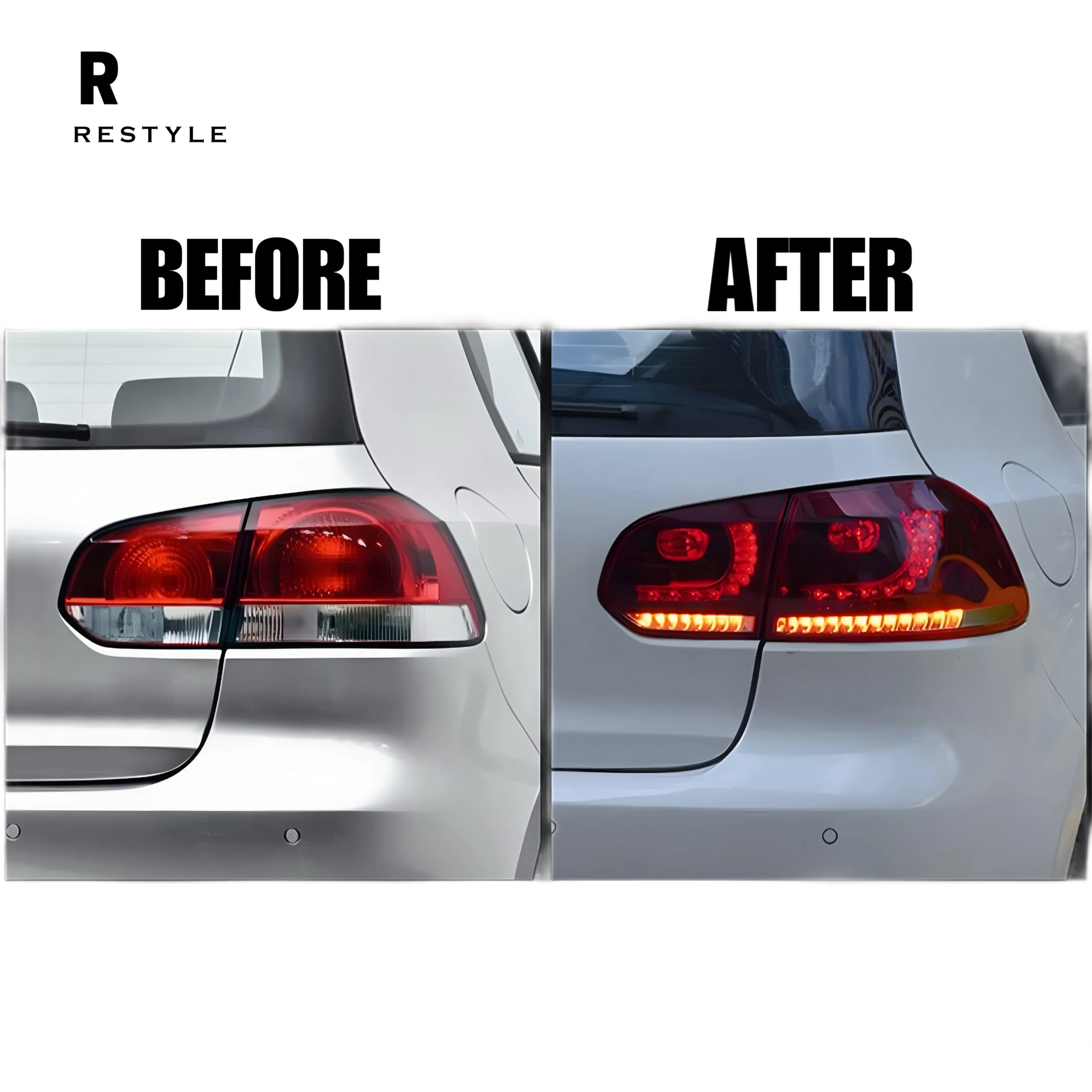 Volkswagen Golf MK6 Rear LED Tail Lights – Standard & Smoked - Image 3