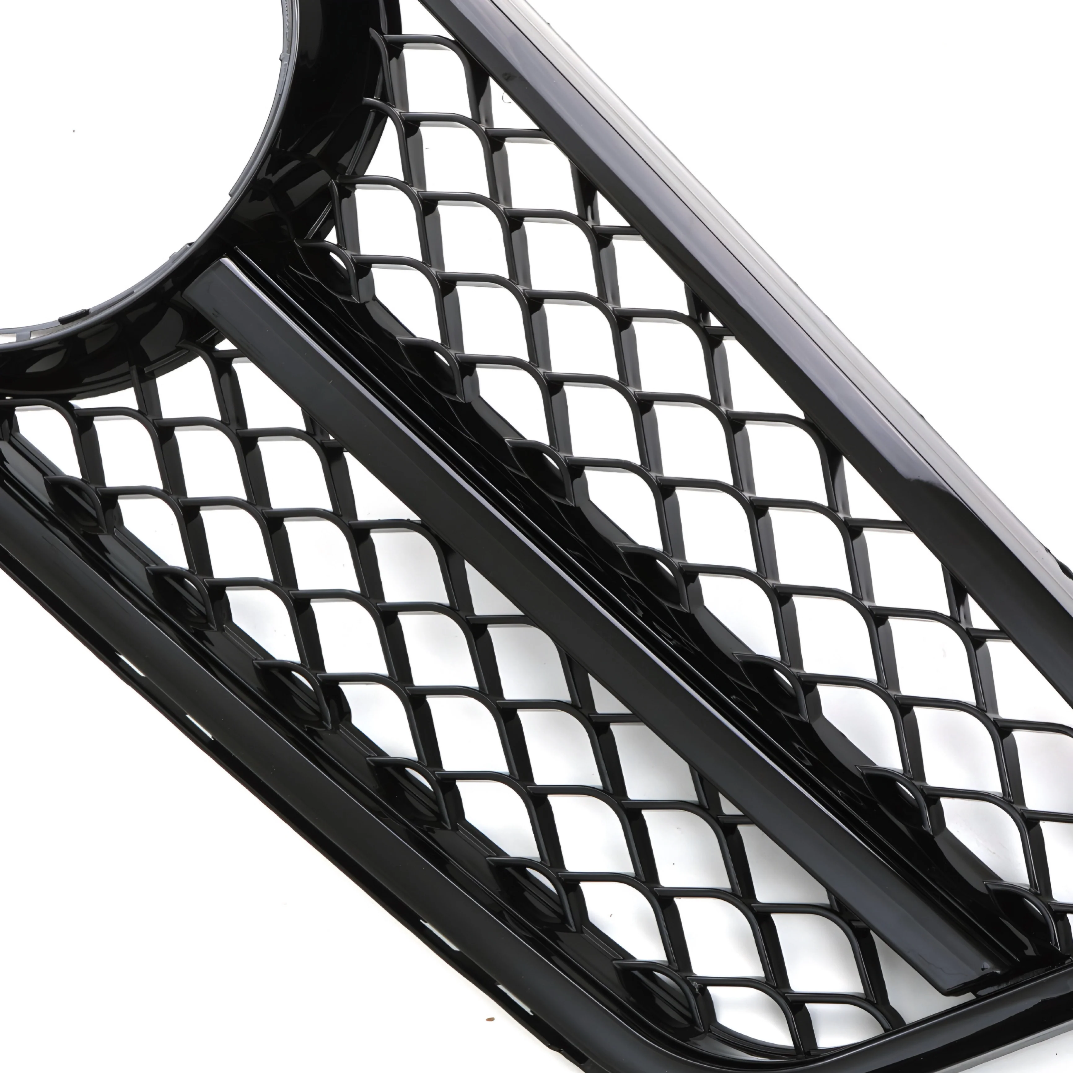 Mercedes-Benz C-Class W204 C63 Style Black Front Grille (2007–2014) - Image 3