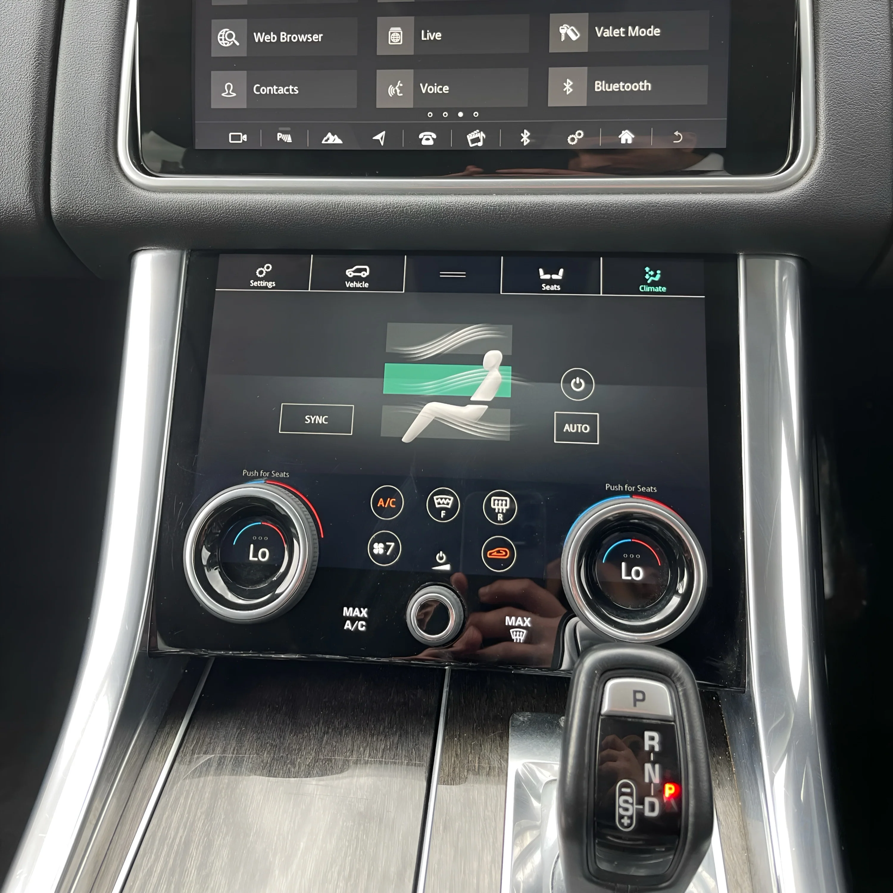 Range Rover Sport (L494, 2013–2018) Climate Control Touch Panel - Image 5