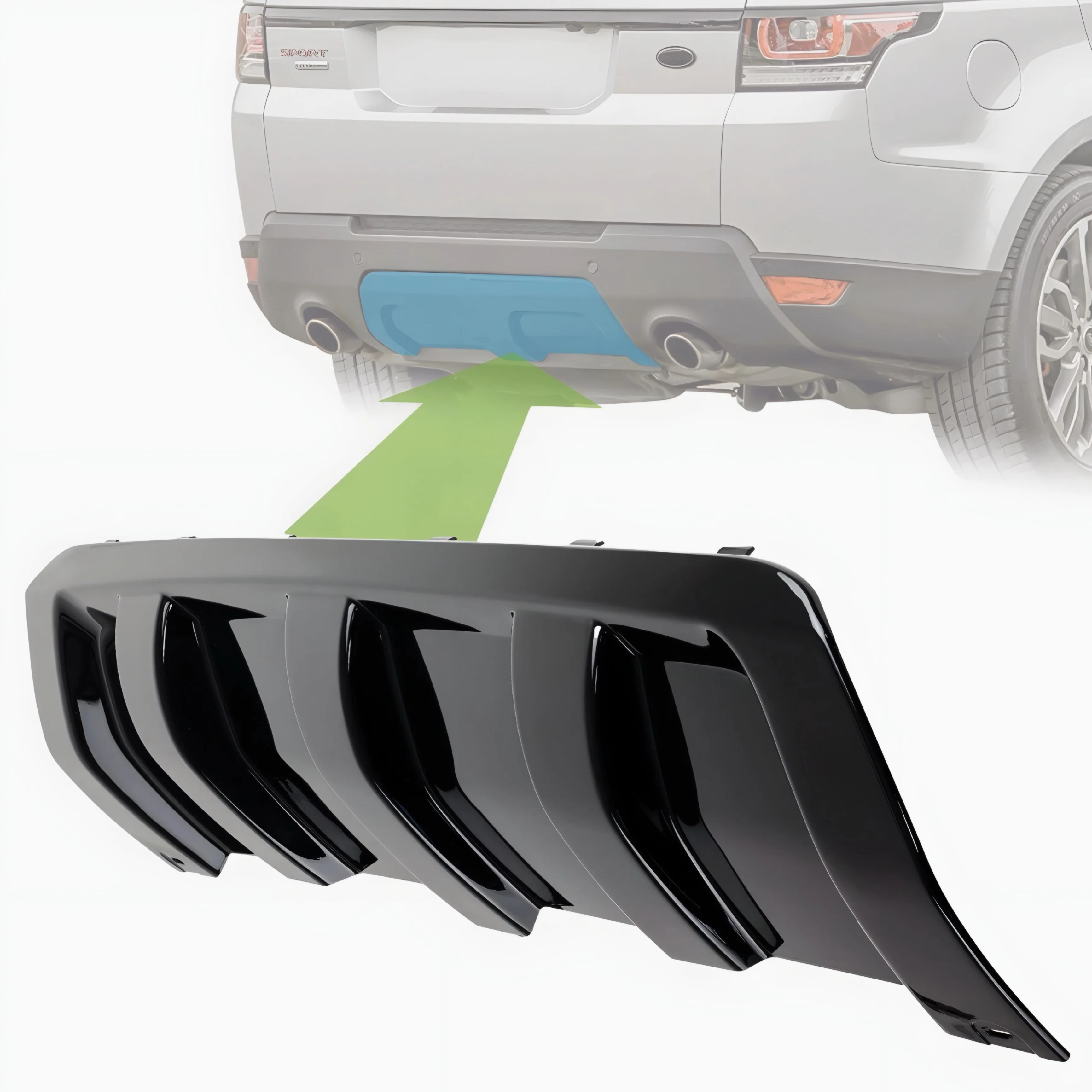 Range Rover Sport L494 Rear Diffuser Tow Eye Cover - Image 3