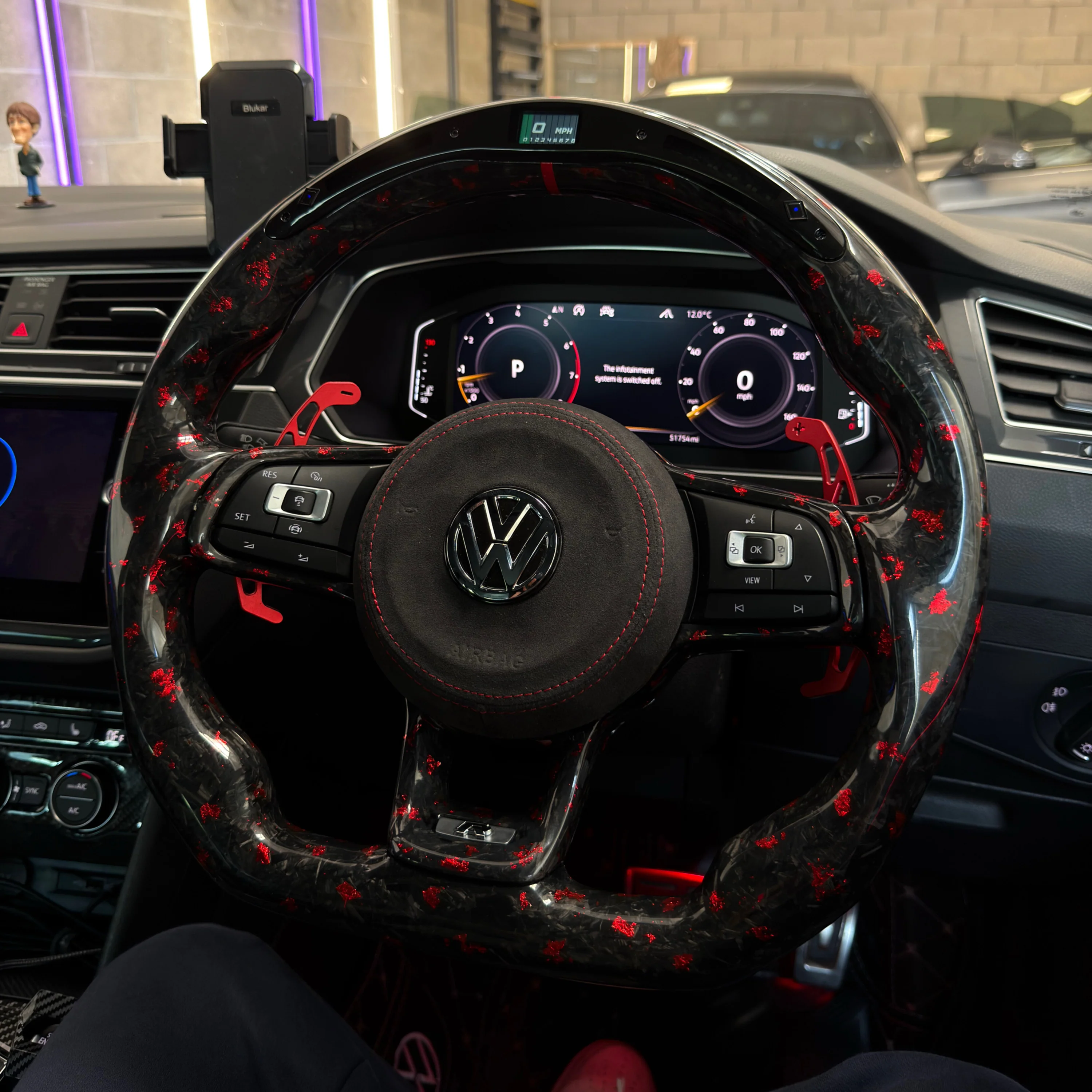 Volkswagen Forged Carbon Steering Wheel - Image 3