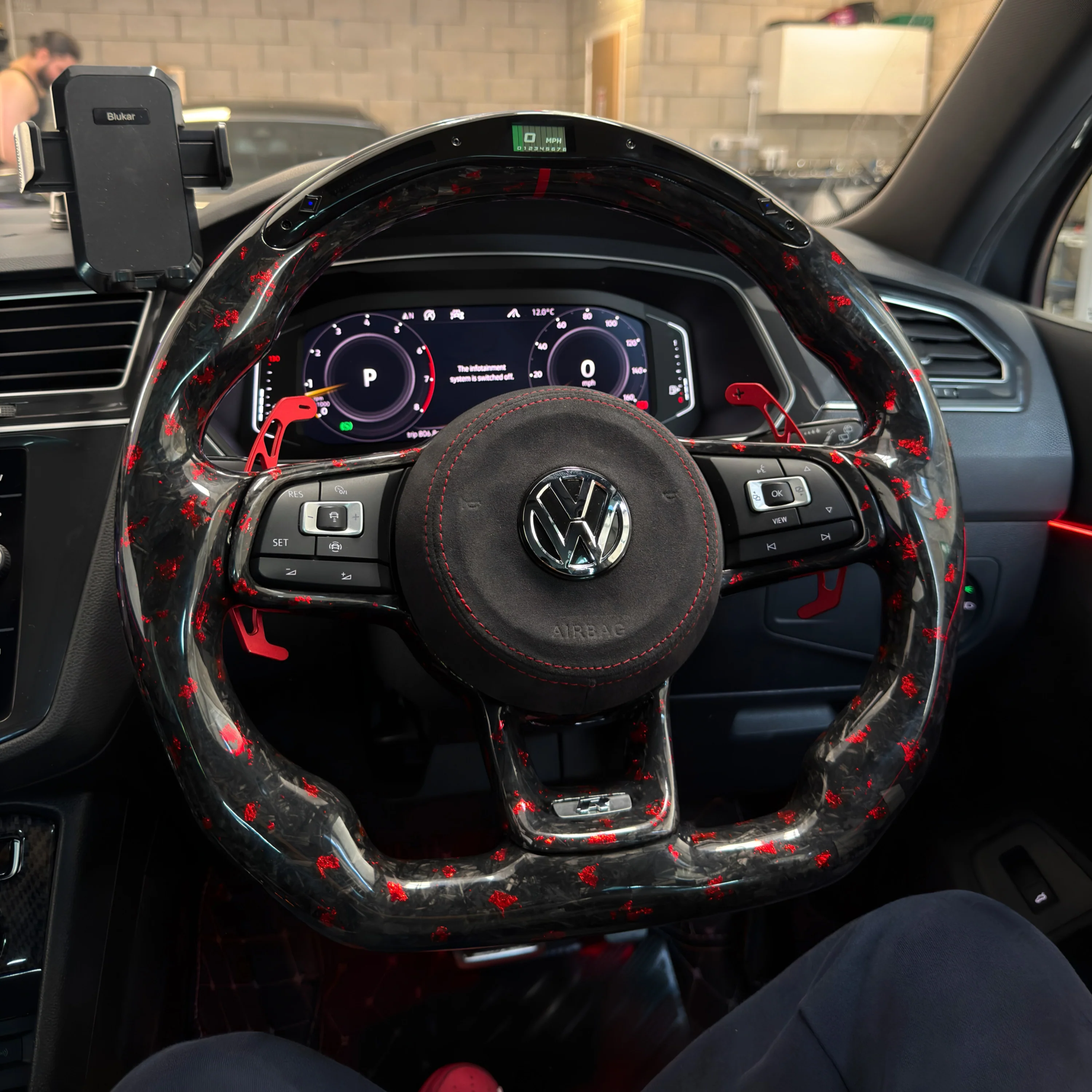 Volkswagen Forged Carbon Steering Wheel - Image 4